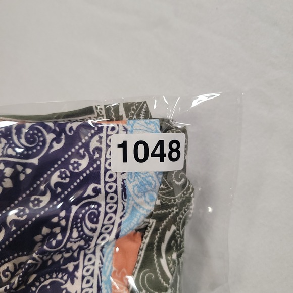 Reclaimed Vintage Men Short Sleeve Button Up Shirt Small Paisley Patchwork - Picture 10 of 10